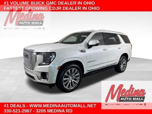 White Frost Tri-Coat 2021 GMC Yukon Denali