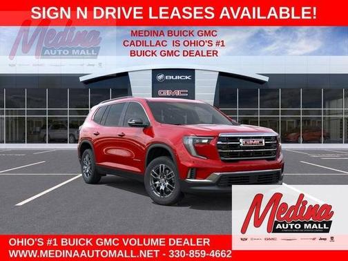 Volcanic Red 2026 GMC Acadia Elevation