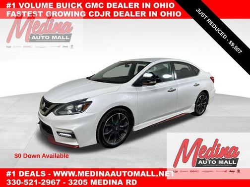 Aspen White 2017 Nissan Sentra NISMO