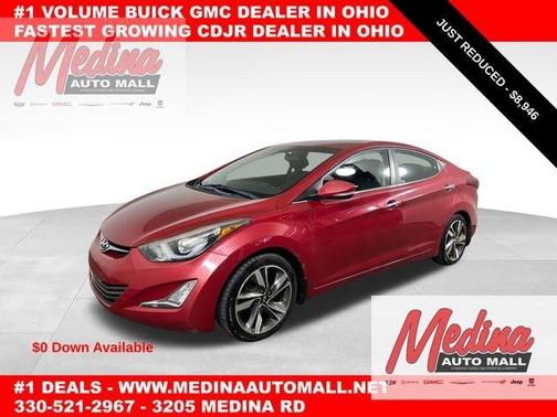 Geranium Red 2014 Hyundai ELANTRA Limited