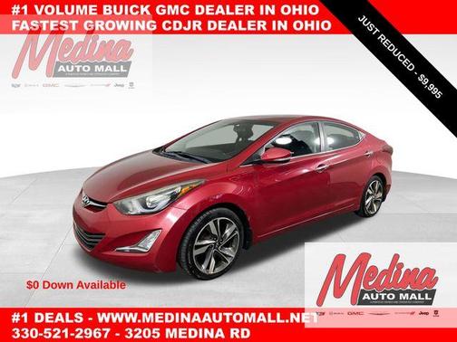 Geranium Red 2014 Hyundai ELANTRA Limited
