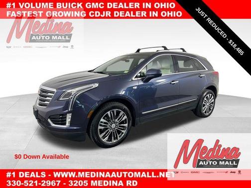 Harbor Blue Metallic 2018 Cadillac XT5 Premium Luxury