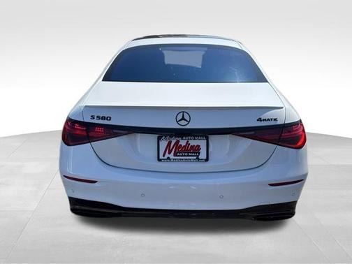 MANUFAKTUR Moonlight White Metallic 2024 Mercedes-Benz S-Class S 580 4MATIC