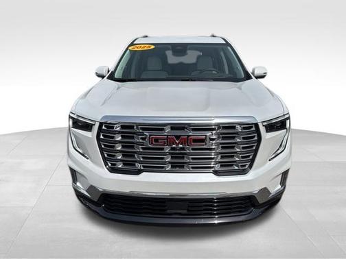 White Frost Tri-Coat 2025 GMC Acadia Denali