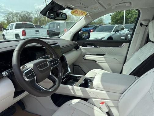 White Frost Tri-Coat 2025 GMC Acadia Denali