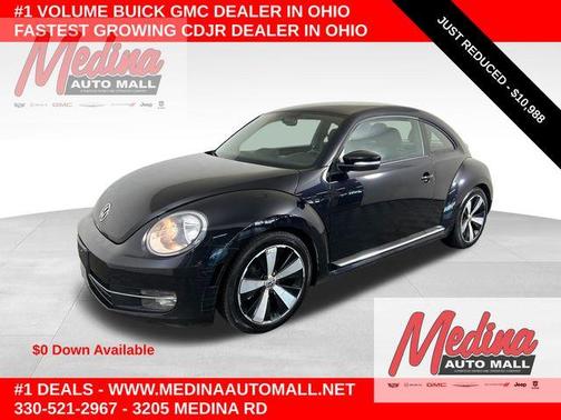 Black Metallic 2012 Volkswagen Beetle 2.0 TSI