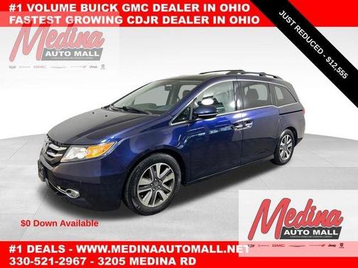 Obsidian Blue Pearl 2014 Honda Odyssey Touring
