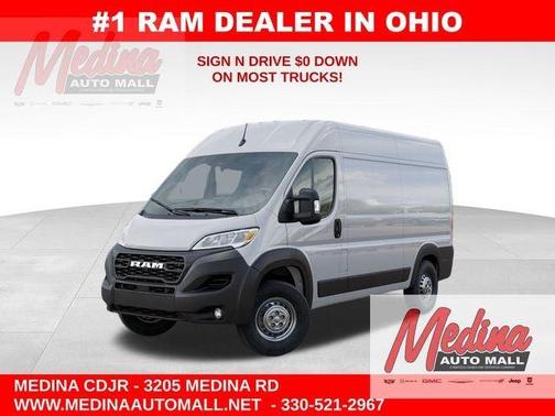 Bright White Clearcoat 2026 RAM ProMaster 2500 High Roof