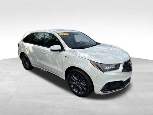 White Diamond Pearl 2019 Acura MDX 3.5L Technology & A-Spec Pkgs