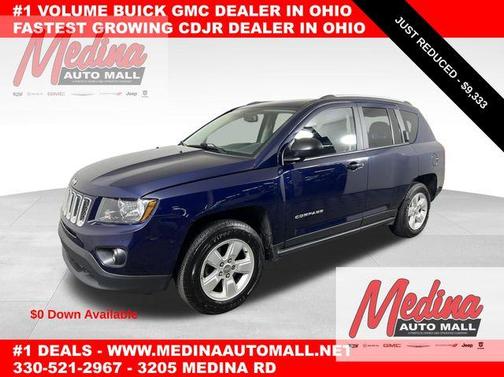 True Blue Pearlcoat 2017 Jeep Compass Sport