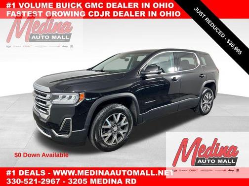 Ebony Twilight Metallic 2023 GMC Acadia SLE