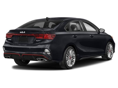 Aurora Black 2024 Kia Forte GT-Line