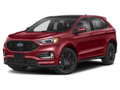 Red Metallic 2021 Ford Edge ST Line