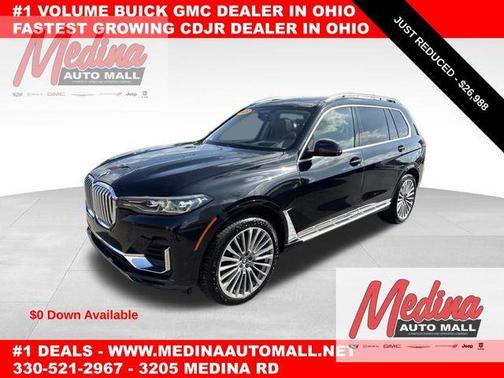 Black Sapphire Metallic 2020 BMW X7 xDrive40i