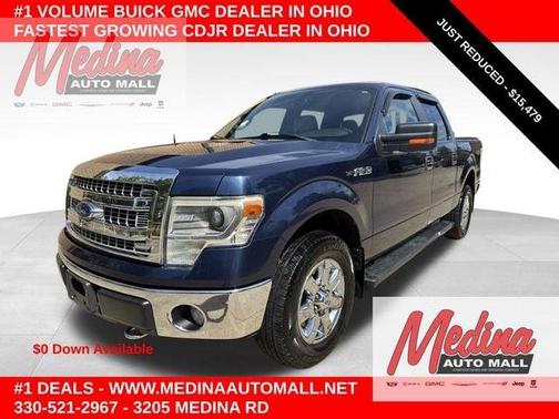 Blue Jeans Metallic 2014 Ford F-150 XLT