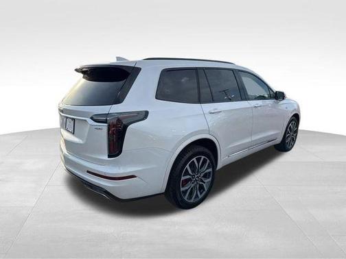 Crystal White Tri-Coat 2024 Cadillac XT6 Sport AWD