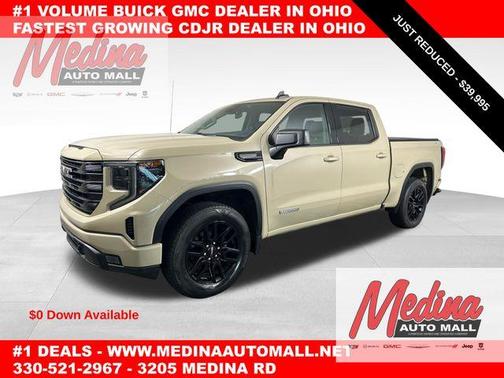 Desert Sand Metallic 2022 GMC Sierra 1500 Elevation
