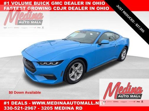 Grabber Blue 2024 Ford Mustang EcoBoost