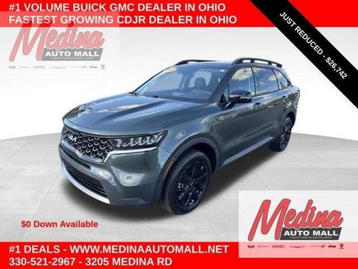 Aruba Green 2023 Kia Sorento X-Line S
