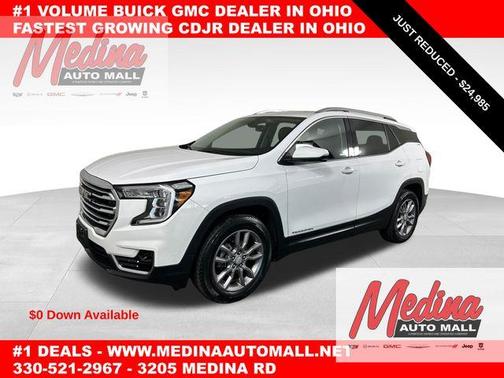 Summit White 2022 GMC Terrain SLT