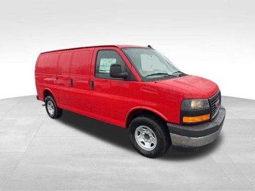 Cardinal Red 2026 GMC Savana 3500 Work Van