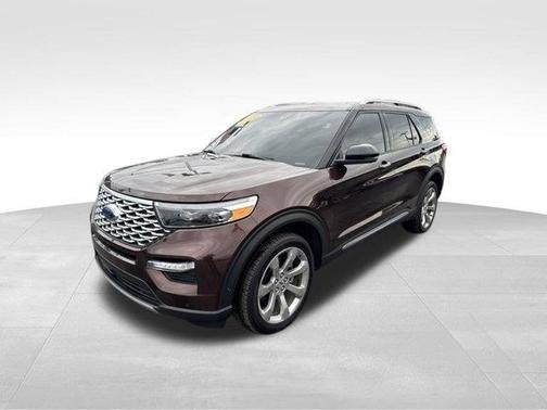 Rich Copper Metallic Tinted Clearcoat 2020 Ford Explorer Platinum