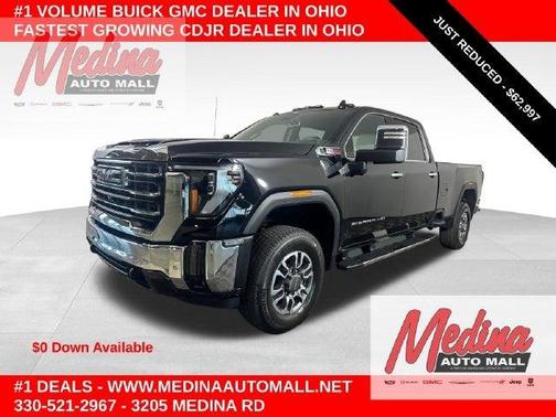 Onyx Black 2025 GMC Sierra 3500 SLT