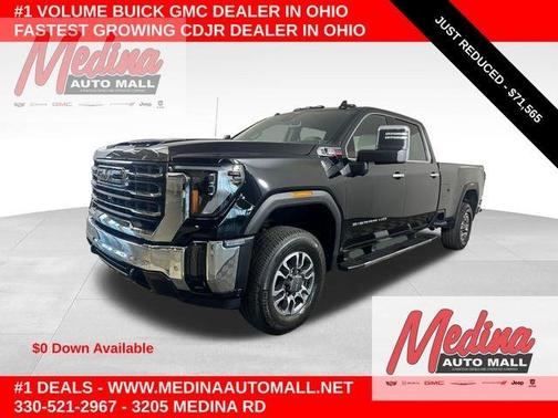 Onyx Black 2025 GMC Sierra 3500 SLT