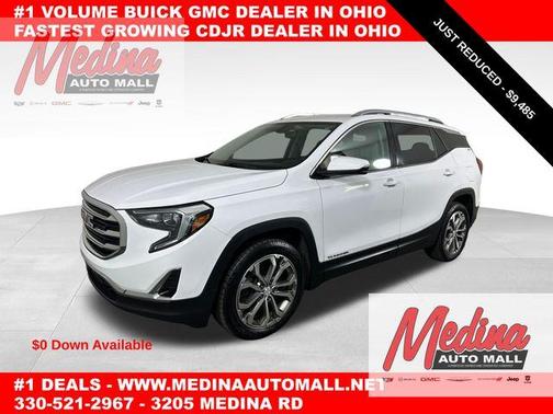 Summit White 2019 GMC Terrain SLT