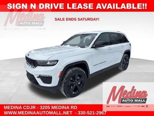 Bright White Clearcoat 2025 Jeep Grand Cherokee Limited