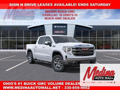 Summit White 2026 GMC Sierra 1500 SLT