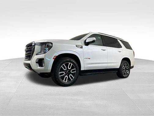 White Frost Tri-Coat 2024 GMC Yukon AT4