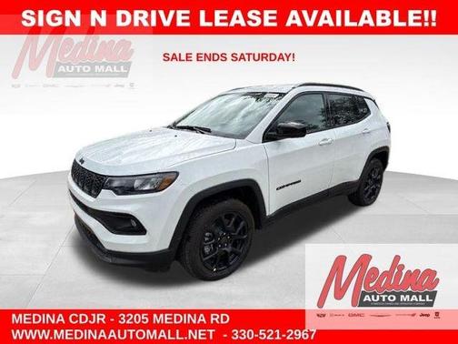Bright White Clearcoat 2026 Jeep Compass Latitude