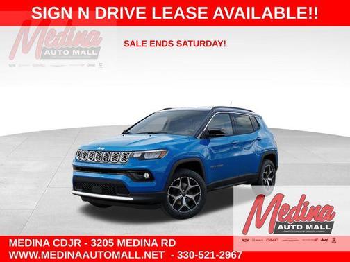 Hydro Blue Pearlcoat 2026 Jeep Compass Limited