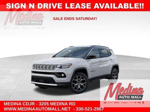 Bright White Clearcoat 2026 Jeep Compass Limited