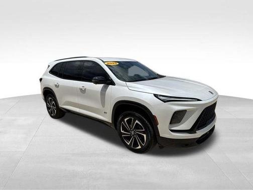 White Frost Tri-Coat 2025 Buick Enclave Sport Touring