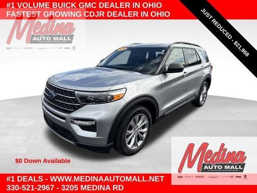 Iconic Silver Metallic 2020 Ford Explorer XLT