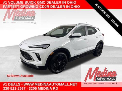 Summit White 2025 Buick Encore GX Sport Touring