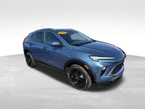 Ocean Blue Metallic 2024 Buick Encore GX Sport Touring