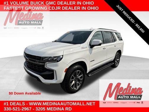 Summit White 2022 Chevrolet Tahoe Z71
