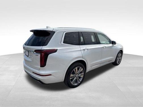 Crystal White Tri-Coat 2024 Cadillac XT6 Premium Luxury FWD