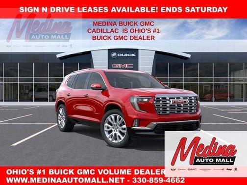 Volcanic Red 2026 GMC Acadia Denali