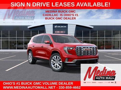 Volcanic Red 2026 GMC Acadia Denali