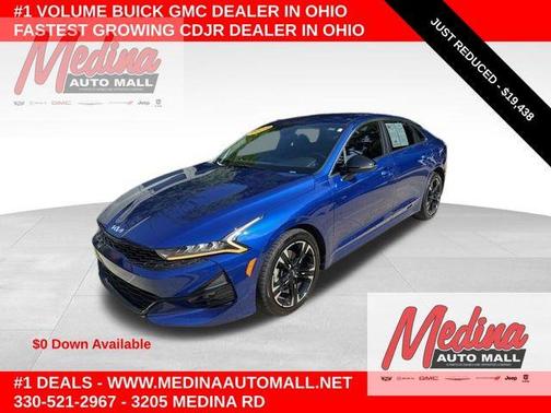 Sapphire Blue 2022 Kia K5 GT-Line
