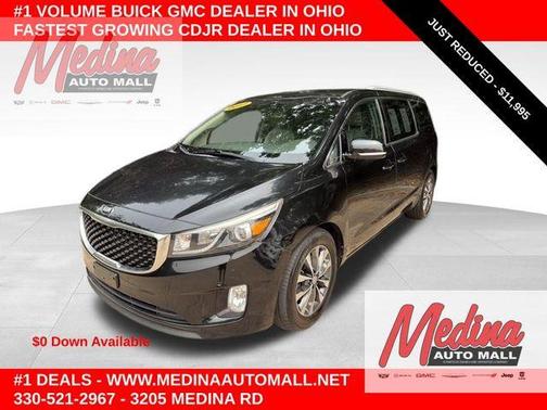 Aurora Black 2017 Kia Sedona SX