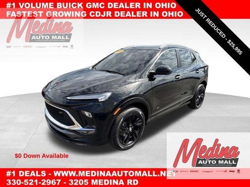 Ebony Twilight Metallic 2025 Buick Encore GX Sport Touring