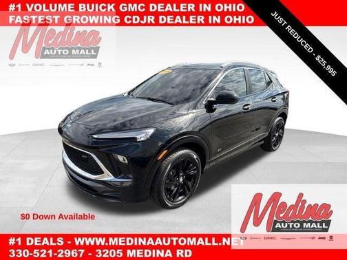Ebony Twilight Metallic 2025 Buick Encore GX Sport Touring