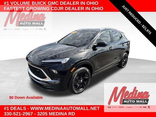 Ebony Twilight Metallic 2025 Buick Encore GX Sport Touring