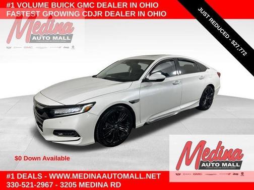 Platinum White 2018 Honda Accord Touring 2.0T