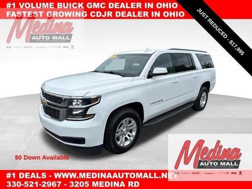 Summit White 2017 Chevrolet Suburban LT